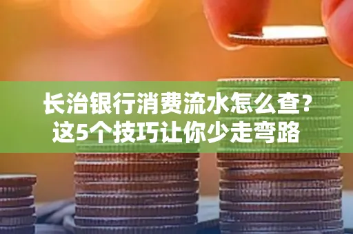 长治银行消费流水怎么查?这5个技巧让你少走弯路
